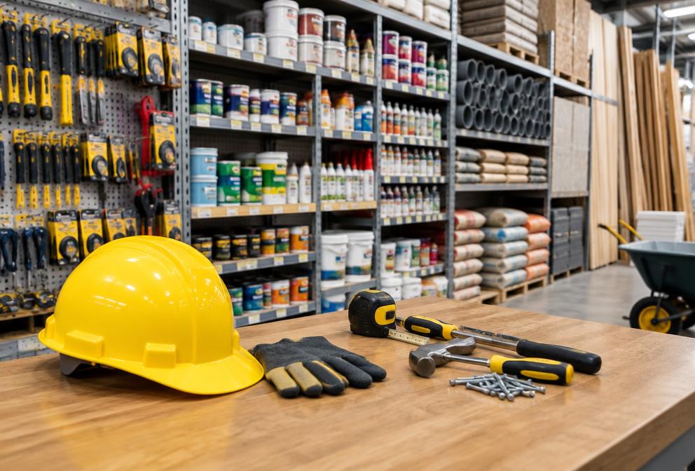 Material de construção e ferragens